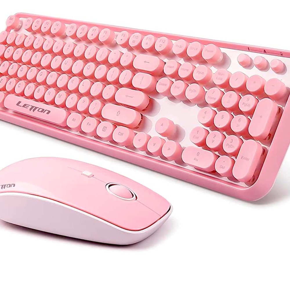 (🩷SOLD🩷)
 Key Board and mouse Pink